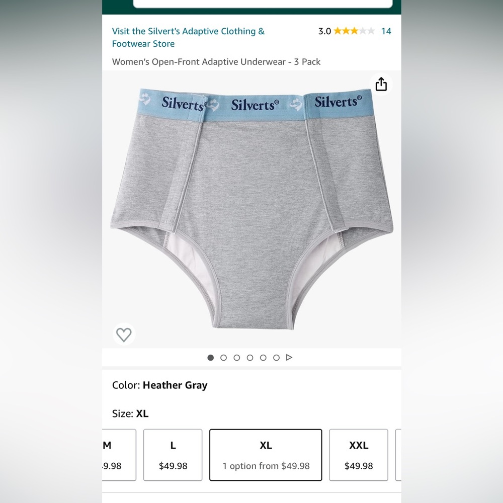 Incontinence underwear (2) NEW